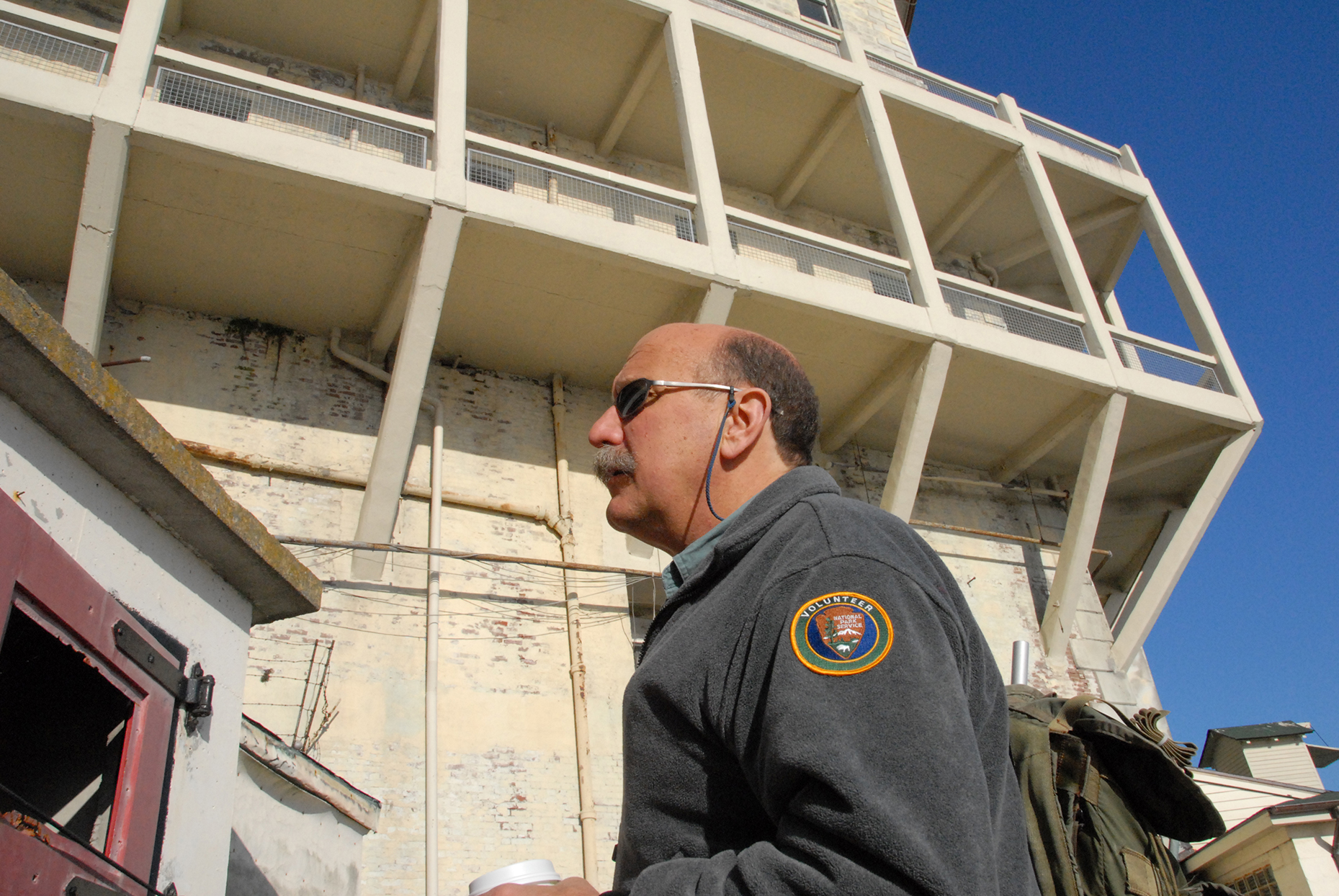 Forensic entomologist Bob Kimsey, did fly research at Alcatraz, and is known as "The Fly Man of Alcatraz." (Photo by Kathy Keatley Garvey)
