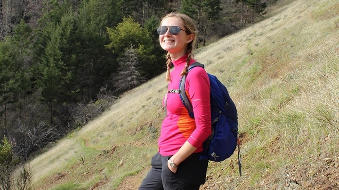 Doctoral student Grace Horne of the Emily Meineke lab