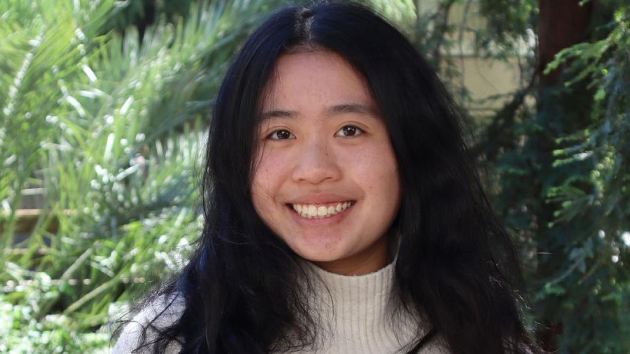 Miranda Do-Tran is the sixth consecutive recipient of a Lang Prize SEM Award from a James R. Carey course. (Photo Courtesy of UC Davis Library)