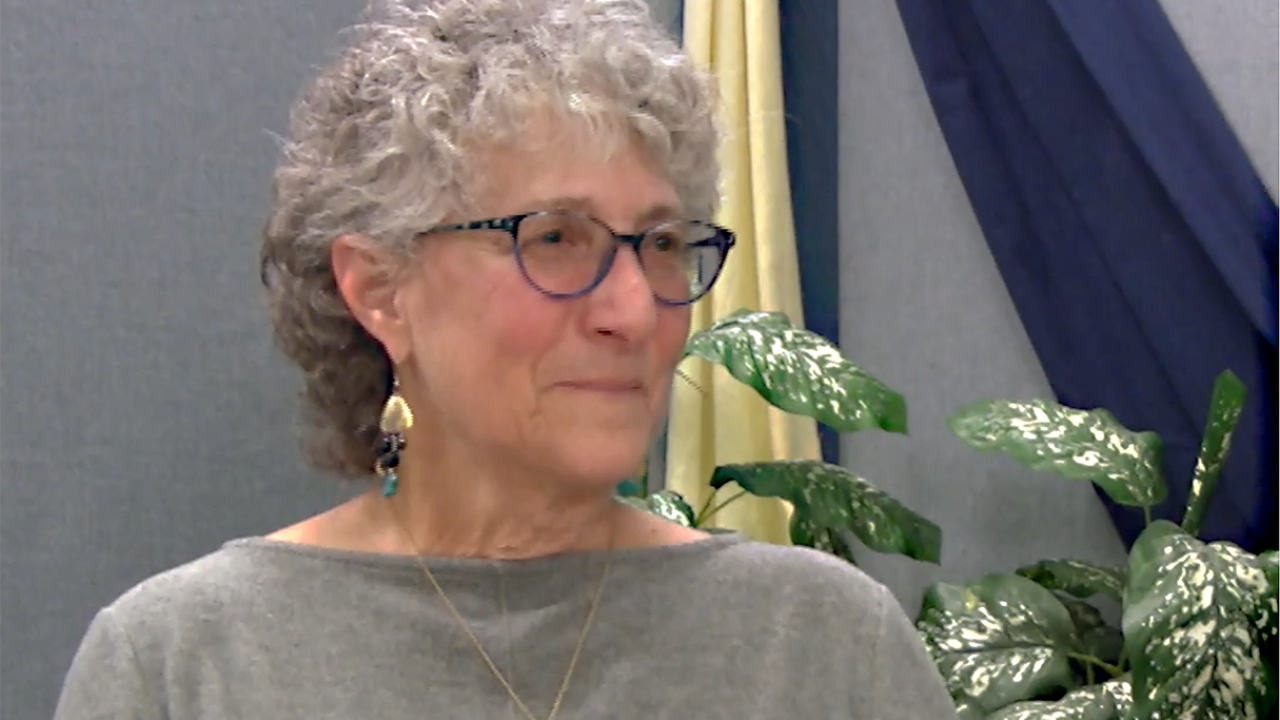 UC Davis Distinguished Professor Emerita Diane Ullman being interviewed for the UC Davis Emeriti Association video project.